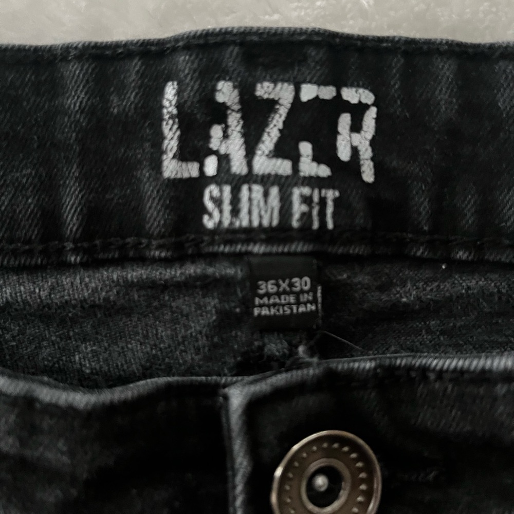 Lazer from Macy’s black denim jeans